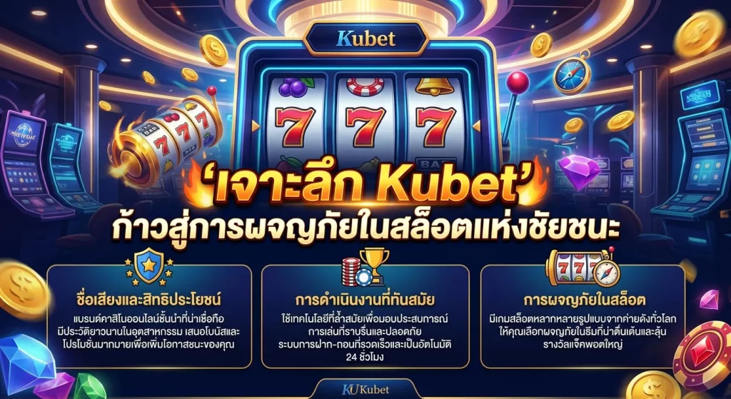 เจาะลึก Kubet ก้าวสู่การผจญภัยในสล็อตแห่งชัยชนะ
